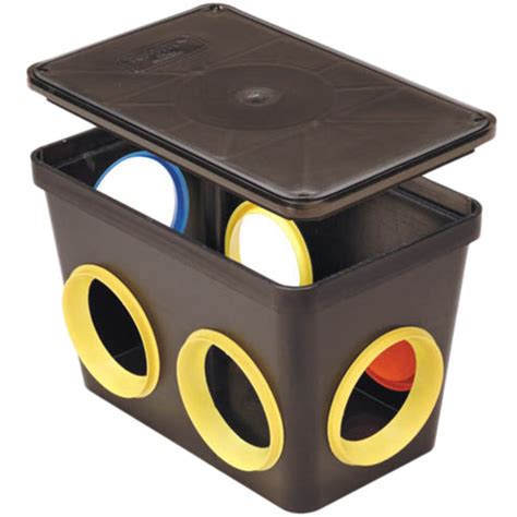 plastic distribution box for septic|septic distribution box home depot.